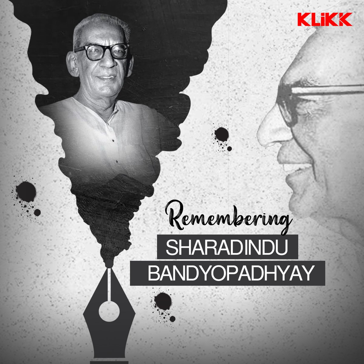 Remembering the Master Storyteller the Legendary Writer, Sharadindu Bandyopadhyay on his birth anniversary📚✨ #Klikk