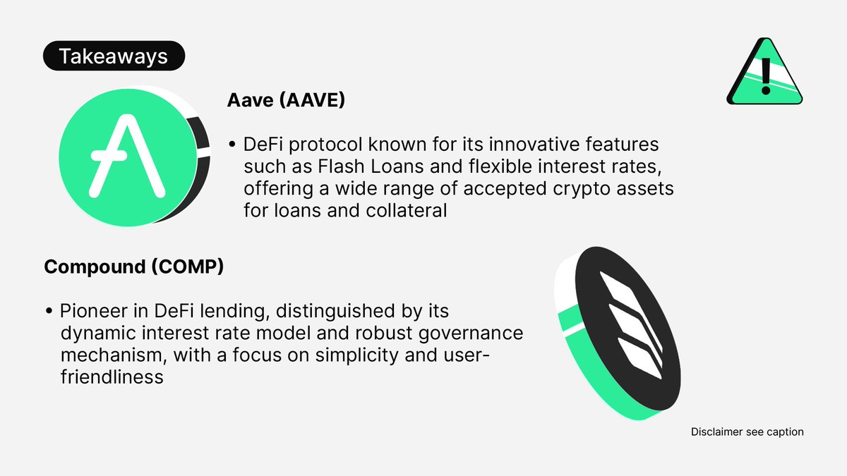 AAVE #COMPOUND - Dive into the DeFi universe with us: Aave vs. Compound –  where blockchain brilliance collides and innovations sparkle! 🚀🧠  #bitpanda #crypto #comparison $Aave $Compound