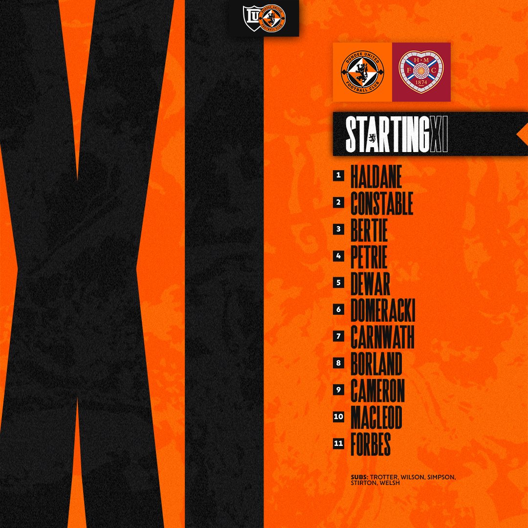 🦁📋 The #YoungTerrors' 𝐬𝐭𝐚𝐫𝐭𝐢𝐧𝐠 𝐗𝐈 to face Heart of Midlothian in the CAS Under 18s Elite League this afternoon ⌚️ Kick-off at Foundation Park is just 15 minutes