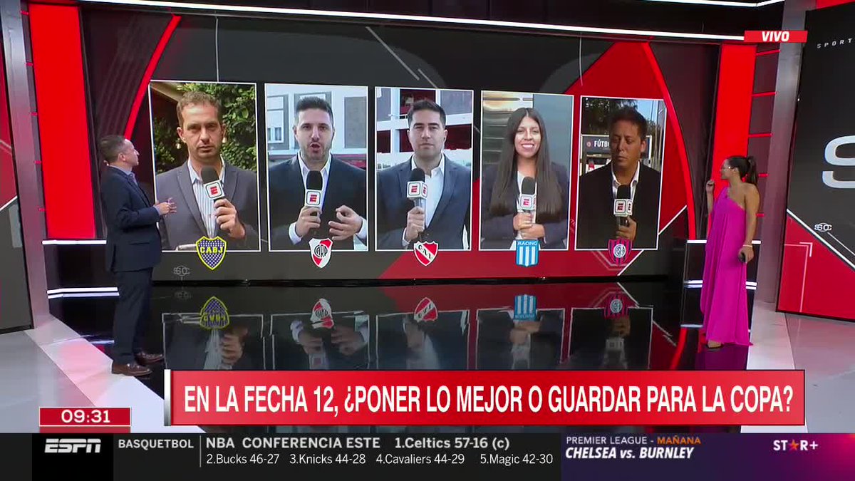 Llegan ellos, llega la línea de 5 de #SportsCenter: 🎙️ @EmilianoRaddi 🎙️ @juanbalbi9 🎙️ @nicobrusco86 🎙️ @florjuy_ 🎙️ @lea_alves 📺 #ESPNenStarPlus