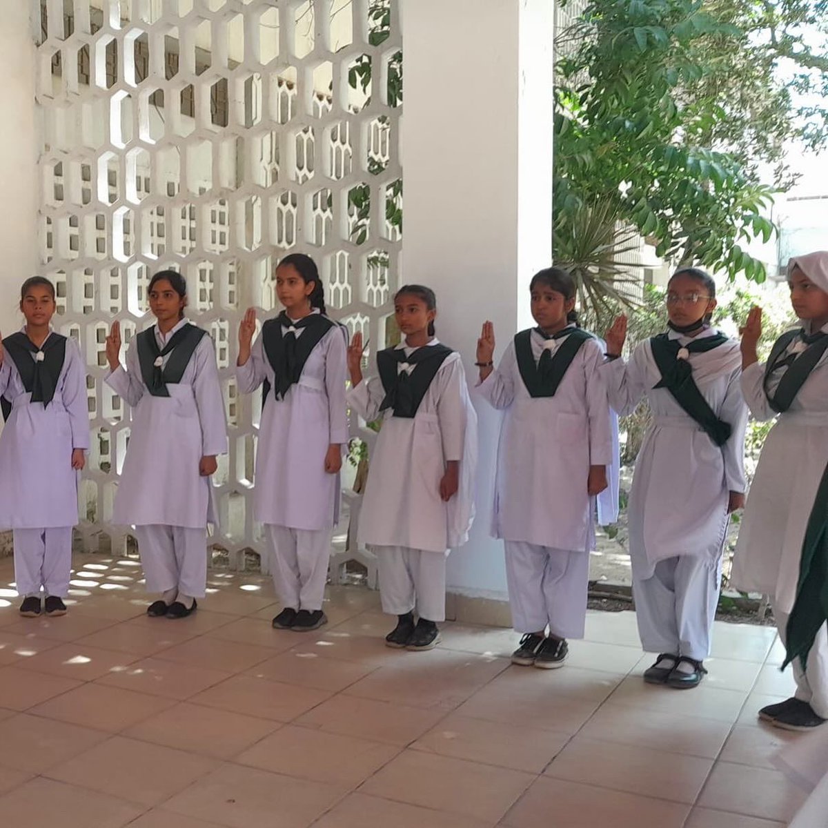 An empowering moment unfolds at the #Girls #Guide #Organization as they welcome 20 #bright new #students from Grade 8 into their fold. #Congratulations to our newest members, may your paths be filled with #learning, #friendship, and #meaningful #experiences.