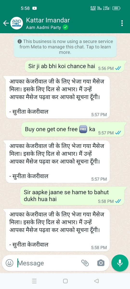 On Sunita Bhabhi ji request i sent message to Kejriwal
#liquerscam
#chorparty