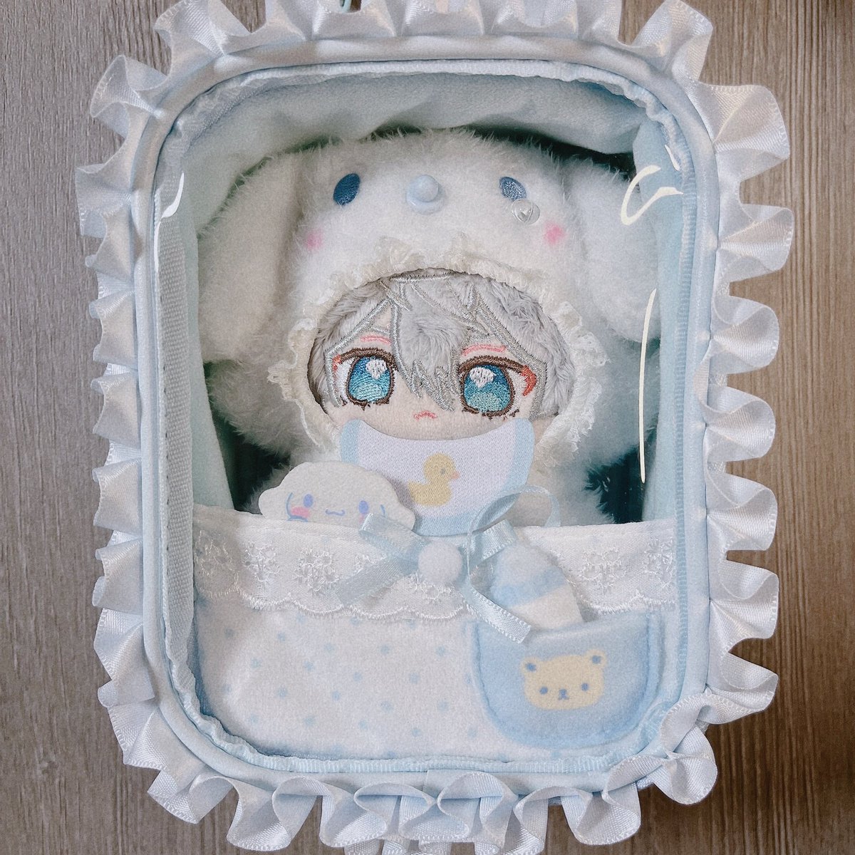 chachacrr's tweet photo. おうちにもいつぬいちゃんがきてくれたよメモ🥹あまりにもべびちゃん🥹 https://t.co/MZpTncIiTR