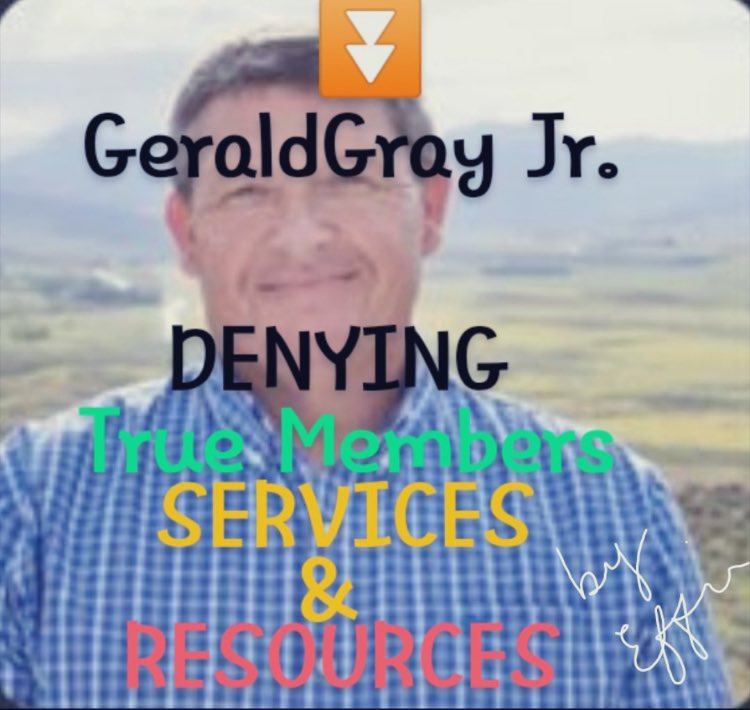 I will tweet this every day until the Geneocide of the #LittleShell in #Montana stops. Will you join me? #GeraldGrayJr is not #LittleShell and is denying true members services and resources.