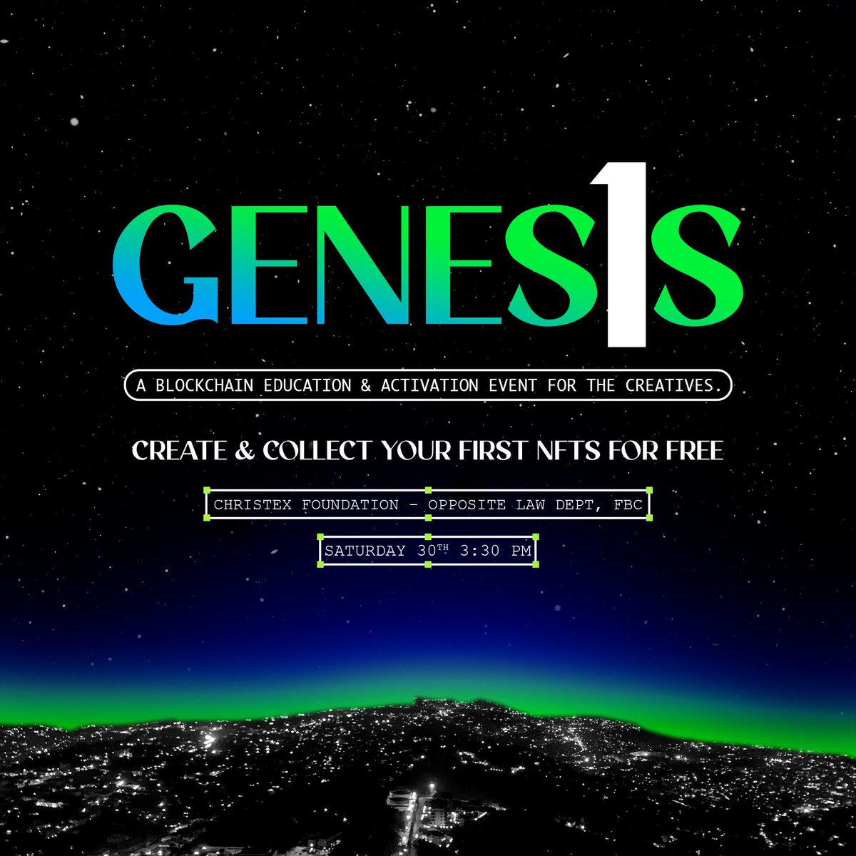 Freetown tomorrow.

We’re talking about how Crypto can help fuel the creator economy in Sierra Leone.