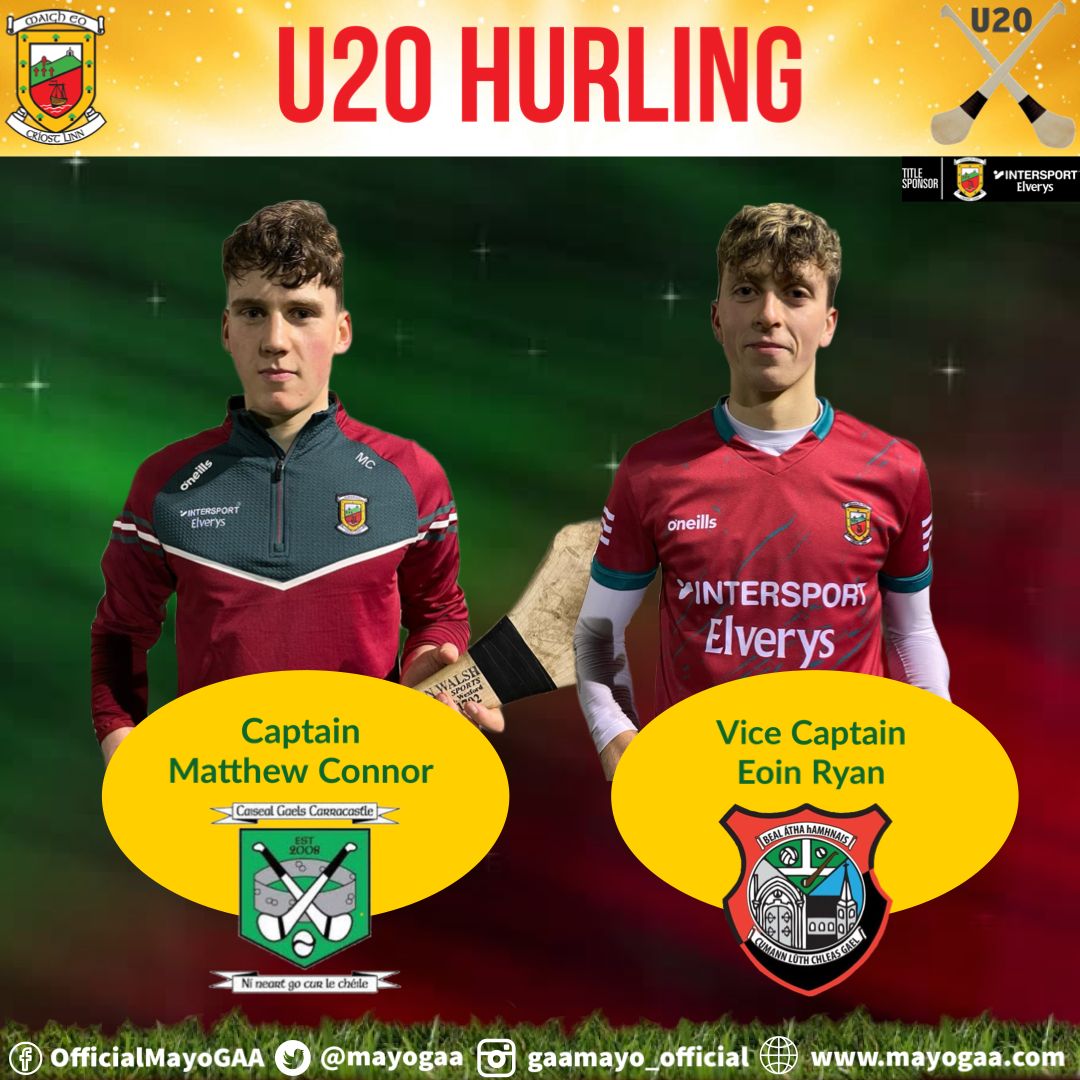 Mayo U20 hurling team is announced for tomorrow championship match against Donegal. Read more here ⬇️⬇️⬇️ mayogaa.com/2024/03/29/may…