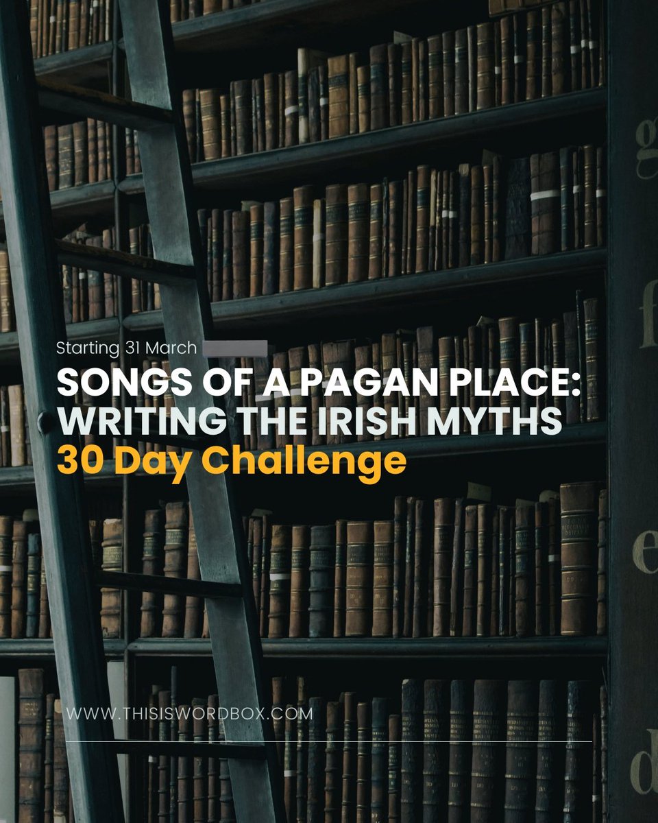 Want to write a poem a day in April for #NaPoWriMo? Come join Songs of a Pagan Place - a brand new themed 30-day challenge with ideas, prompts, inspiration and tips straight to your inbox every day in April. Book now at thisiswordbox.com #awaiting #WritingPrompts