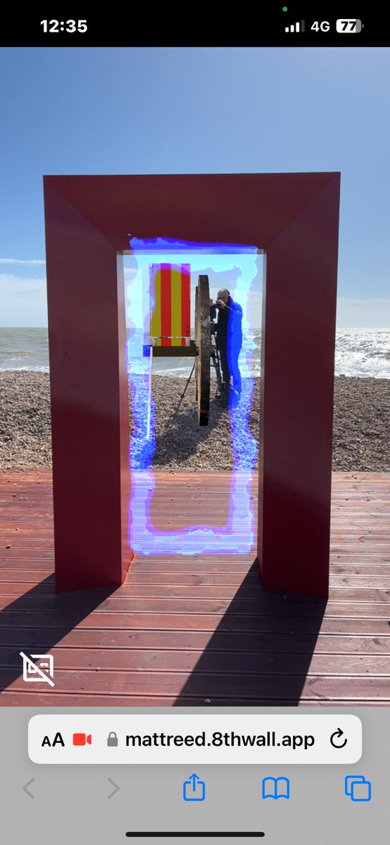 Find out more about this new art installation (our wonderful camera man Ian not included sadly) which can be found on Bognor Regis beach. @BBCOne @BBCSouthNews 1:30 with @edwardjsault @BRTimePortal