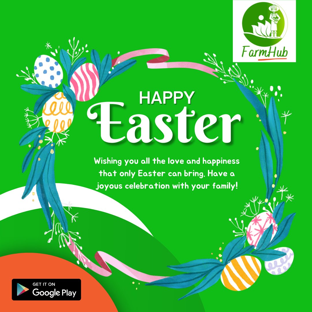 FarmTechKE's tweet photo. Wishing you all the love and happiness that only Easter can bring. Have a joyous celebration with your family!
#Easter #GoodFriday #EasterSunday https://t.co/r8wQ3XfqSH