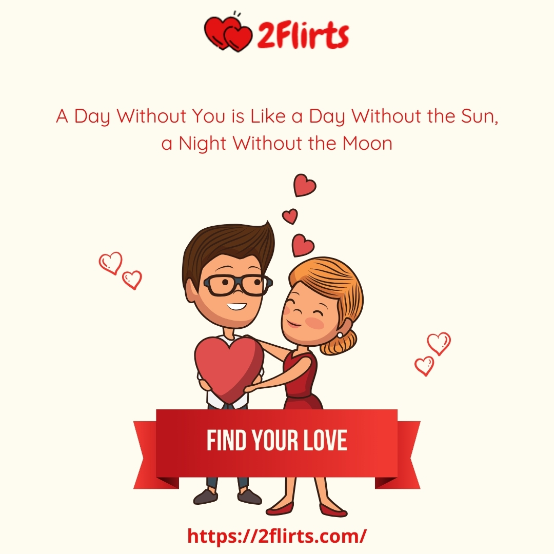 2flirts's tweet photo. "A day without you is like a day without sun, a night without moon. Incomplete, empty, and longing for your warmth and light."

#2flirts #love #mingles #florida #findlove https://t.co/RN9LjznTQk