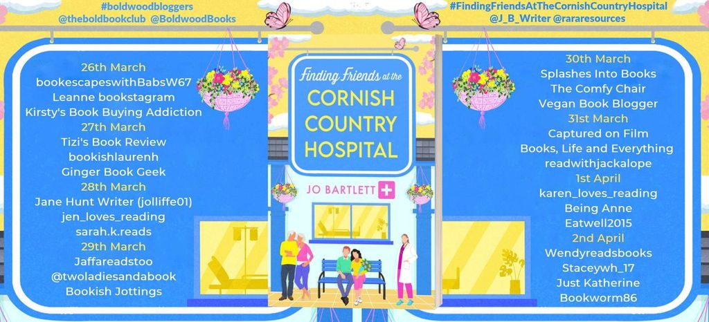 Perfect for #greysanatomy fans, read the @BookishJottings review for @J_B_Writer's #FindingFriendsattheCornishCountryHospital published by @BoldwoodBooks here: bookishjottings.com/2024/03/29/fin… @rararesources #BoldwoodBloggers