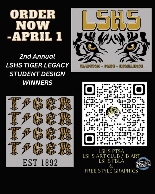 fbla_lshs's tweet photo. Order your tiger legacy shirt now! Scan the QR code or click the link to order!! https://t.co/RM7FLTFP0J https://t.co/EOziv9OB7R