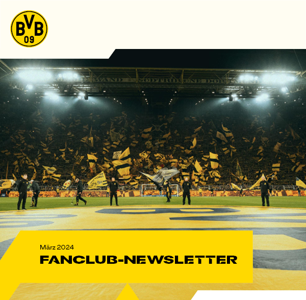 📨 Fanclub-Newsletter Gestern haben wir allen #BVB-Fanclubs den aktuellen Fanclub-Newsletter zugeschickt. Bitte leitet diesen wie immer auch an eure Mitglieder weiter. Fanclubs, die den Newsletter nicht erhalten haben, wenden sich bitte per E-Mail an fanclubs@bvb.de.