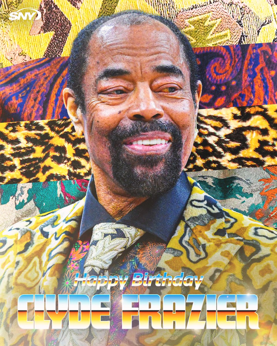 Happy birthday to a legend in every sense of the word:

The one, the only, Walt “Clyde” Frazier.
