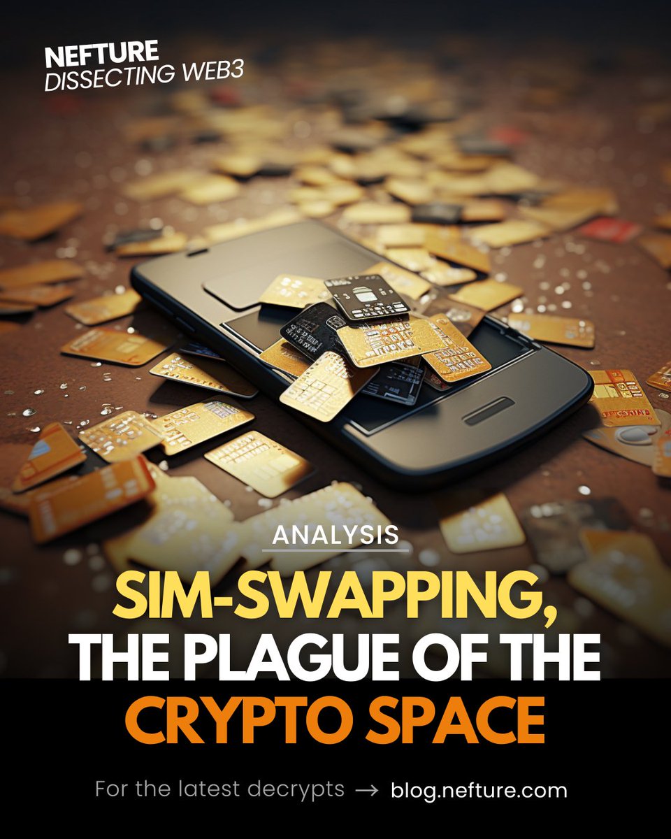 🔒In today's report, we explore 2FA in web3, its limitations, and the rising threat of SIM swapping. Which cost the #crypto community $13.3 million in Summer 2023 and was behind the $447 million FTX hack in 2022. 👇 medium.com/@nefture/enhan…