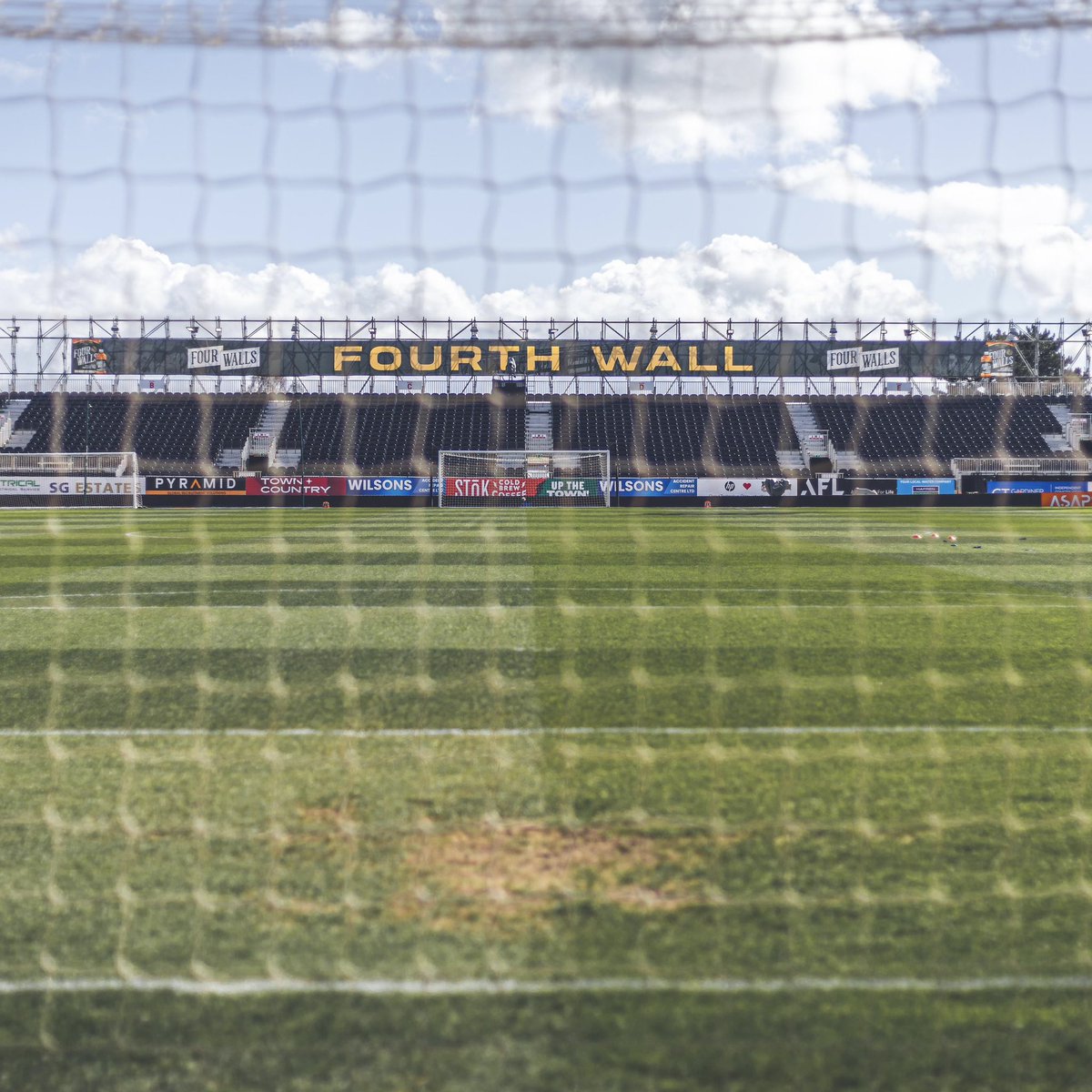 The Fourth Wall in all its glory 🏟️ 🔴⚪️ #WxmAFC