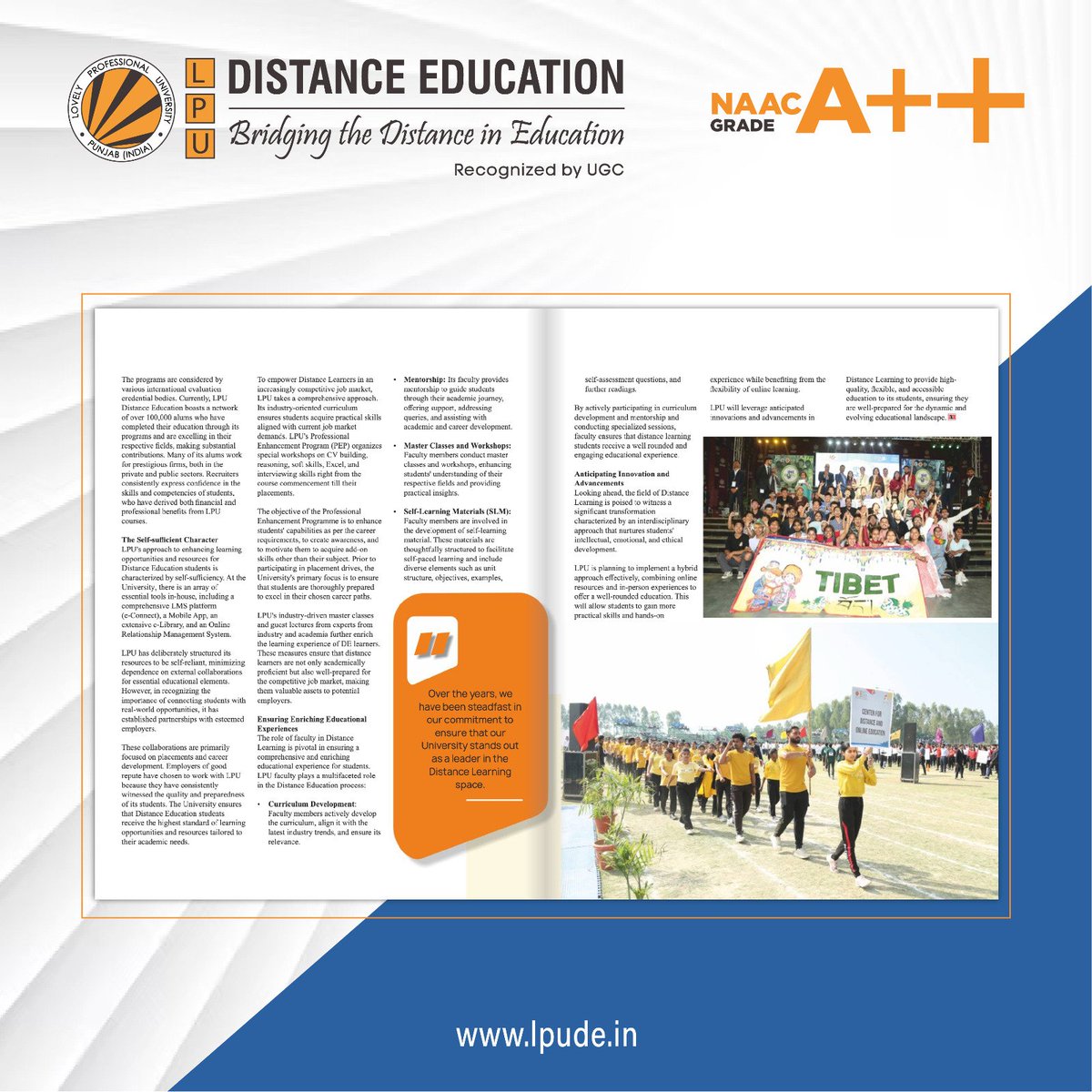 Click the link below to read more: 
magazines.theknowledgereview.in/2024/indias-mo… 
#DistanceLearning #OnlineEducation #KnowledgeReviews #UniversitySpotlight #HigherEducation #AcademicExcellence #EducationalMagazine #DistanceEducation #UniversityFeature #LearningResources #lpudistanceeducation #lpude