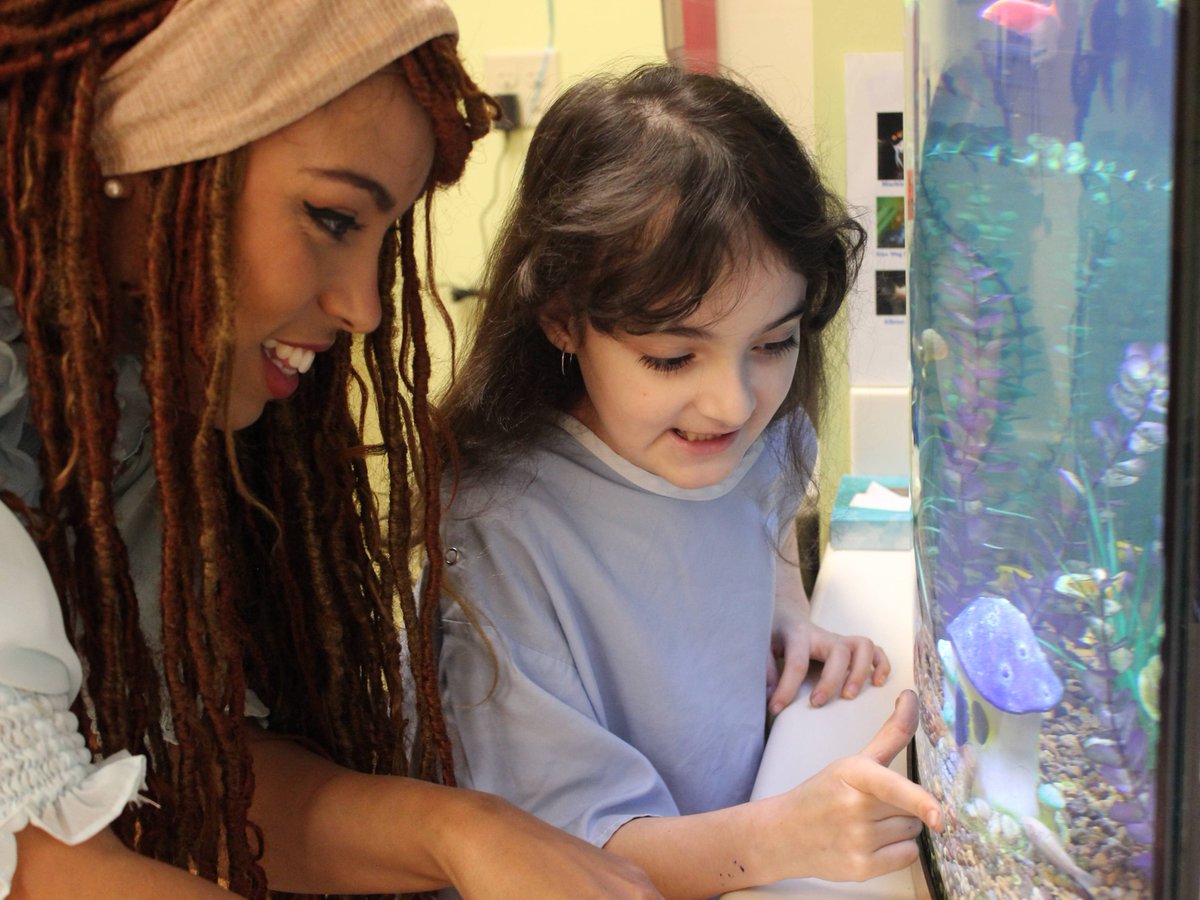CincyChildrens's tweet photo. Two Disney princesses became part of our world during #DisneyWeek! Ariel and Rapunzel visited patients in our Activity Center, sharing lots of love, laughter, and play time.
 
#Rapunzel #Ariel #LittleMermaid #Tangled https://t.co/DJshqoFhL7