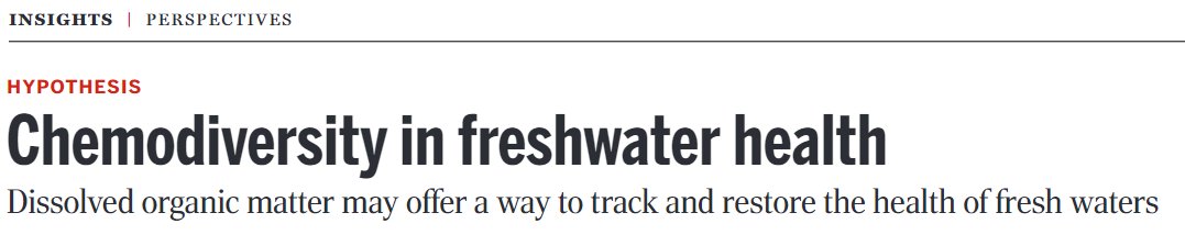 A good Friday indeed! A long time coming, but our new paper is published today @ScienceMagazine We outline a vision to improve the chemical, physical, and biological condition of freshwaters 🌊 using state-of-the-art tools 🧑‍🔬 Read the Perspective 👉 doi.org/10.1126/scienc… 1/3