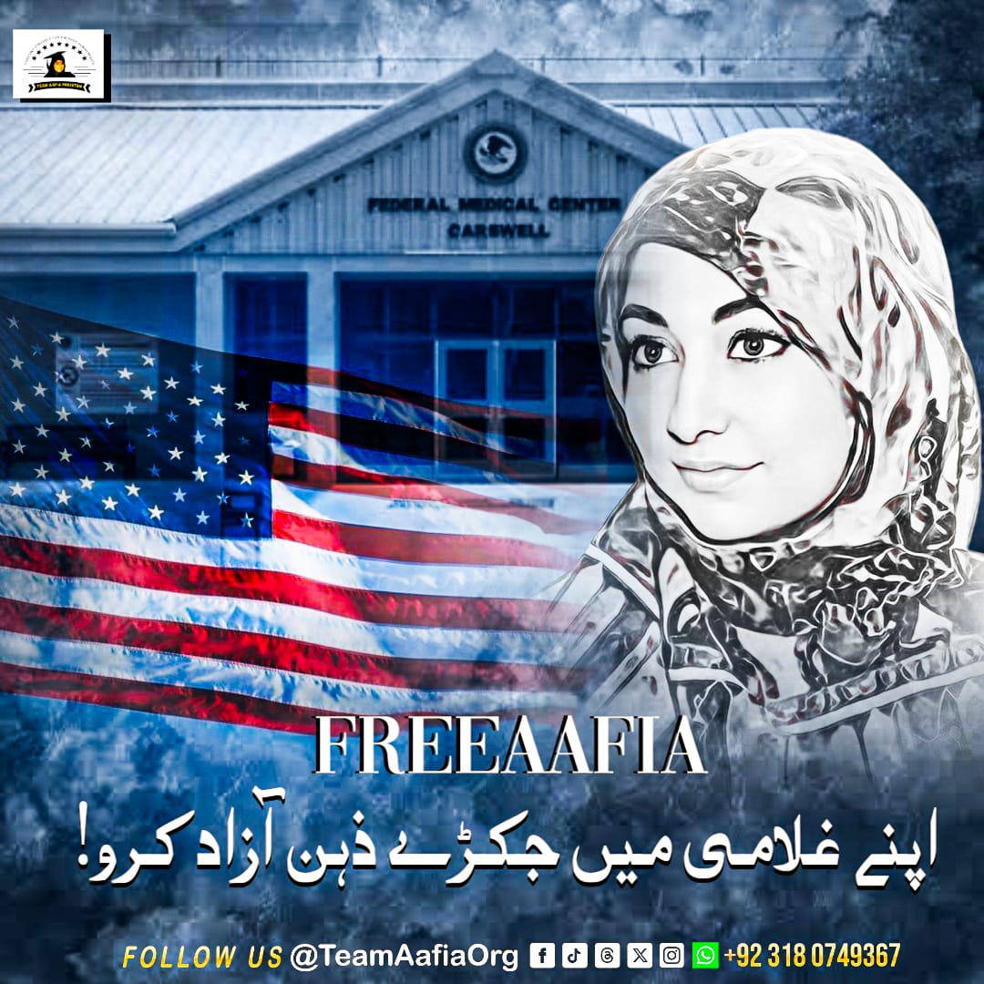 {U❣D} (@usamadar_07) on Twitter photo کسی قوم کا لہو بہہ کر خشک نہیں ہوتا، بلکہ جب وہ مردہ زندگی کو قبول کر لیں۔
#21YearsOfShame
FreeAafia
Karachi
<a href="/TeamAafiaOrg_/">Team Aafia official</a> <a href="/FowziaSiddiqui/">Dr. Fowzia Siddiqui</a> 7ت4 کسی قوم کا لہو بہہ کر خشک نہیں ہوتا، بلکہ جب وہ مردہ زندگی کو قبول کر لیں۔
#21YearsOfShame
FreeAafia
Karachi
<a href="/TeamAafiaOrg_/">Team Aafia official</a> <a href="/FowziaSiddiqui/">Dr. Fowzia Siddiqui</a> 7ت4