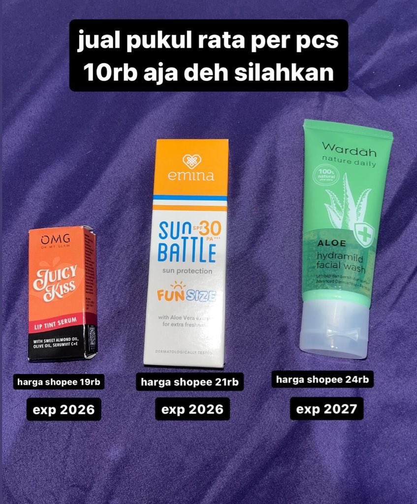 frecenty's tweet photo. @JUALAN_AUTOBASE dom surabaya product 100% new bisa req shopee https://t.co/1VqNG5j48k