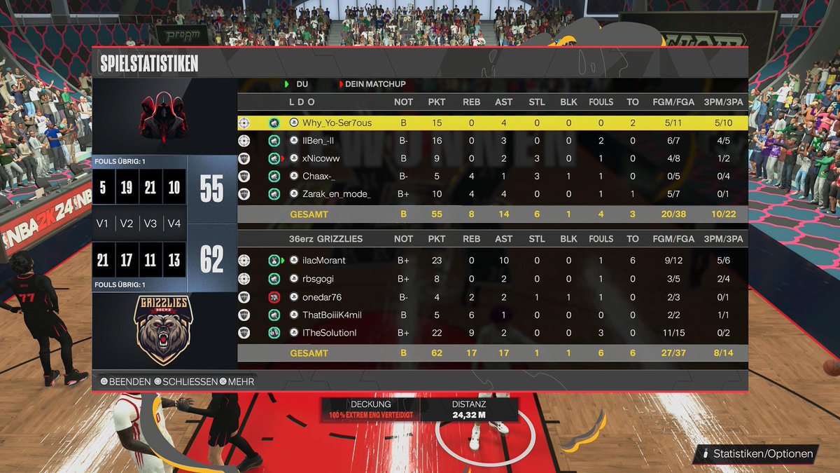 36erzK's tweet photo. Hey Grizzlies Yesterday in the @EuroHoops2K League we were able to beat #LDO That Makes us the Nr1 Seed in Group C in G1 @ilacMorant and @rbsgogi Hit 2 big shots To get us To Overtime where @TK4mil got a clutch Steal To Get the W in G2 @ITheSolutionI and @onedar76 came up big๐ป๐จ https://t.co/8xmzSmAzKq