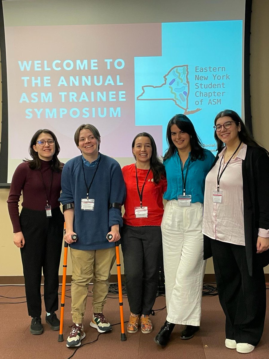 Stephanie SR Souza (@sr_stephanie) on Twitter photo The Eastern NY Student and Postdoc Chapter for ASM <a href="/asm_eny/">ENY ASM Student Chapter</a> is ready to the Annual Spring Symposium. We are gonna host several trainees in Microbiology presenting their outstanding research and a career panel! The Eastern NY Student and Postdoc Chapter for ASM <a href="/asm_eny/">ENY ASM Student Chapter</a> is ready to the Annual Spring Symposium. We are gonna host several trainees in Microbiology presenting their outstanding research and a career panel!