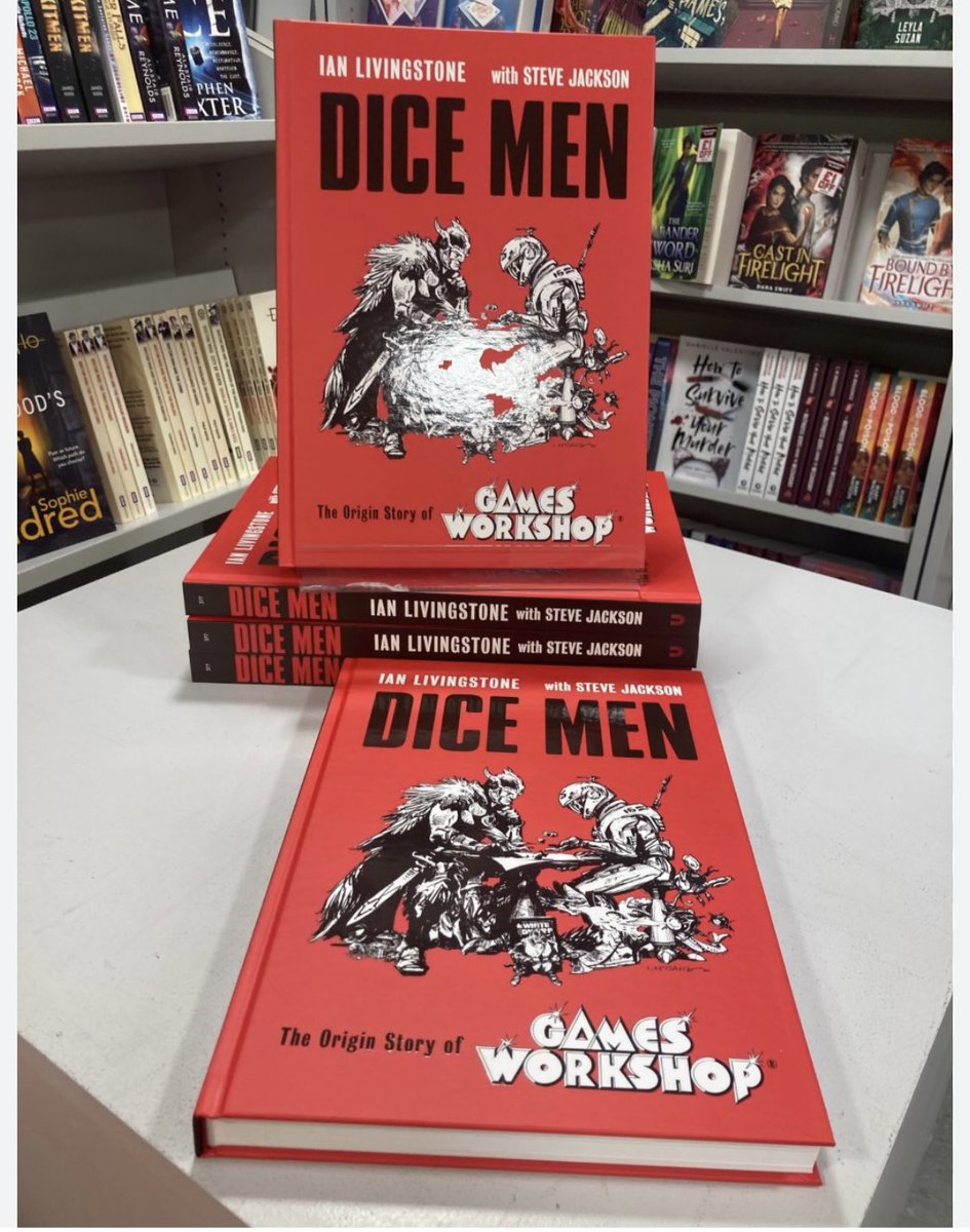 Win a signed copy of this incredible book! Dice Men. All proceeds go to charity! tinywargames.co.uk/online-store/D… drawn May! <a href="/ian_livingstone/">Ian Livingstone</a> animal charity in Dartford ! #repost! 📕📗📘📙📙 #win