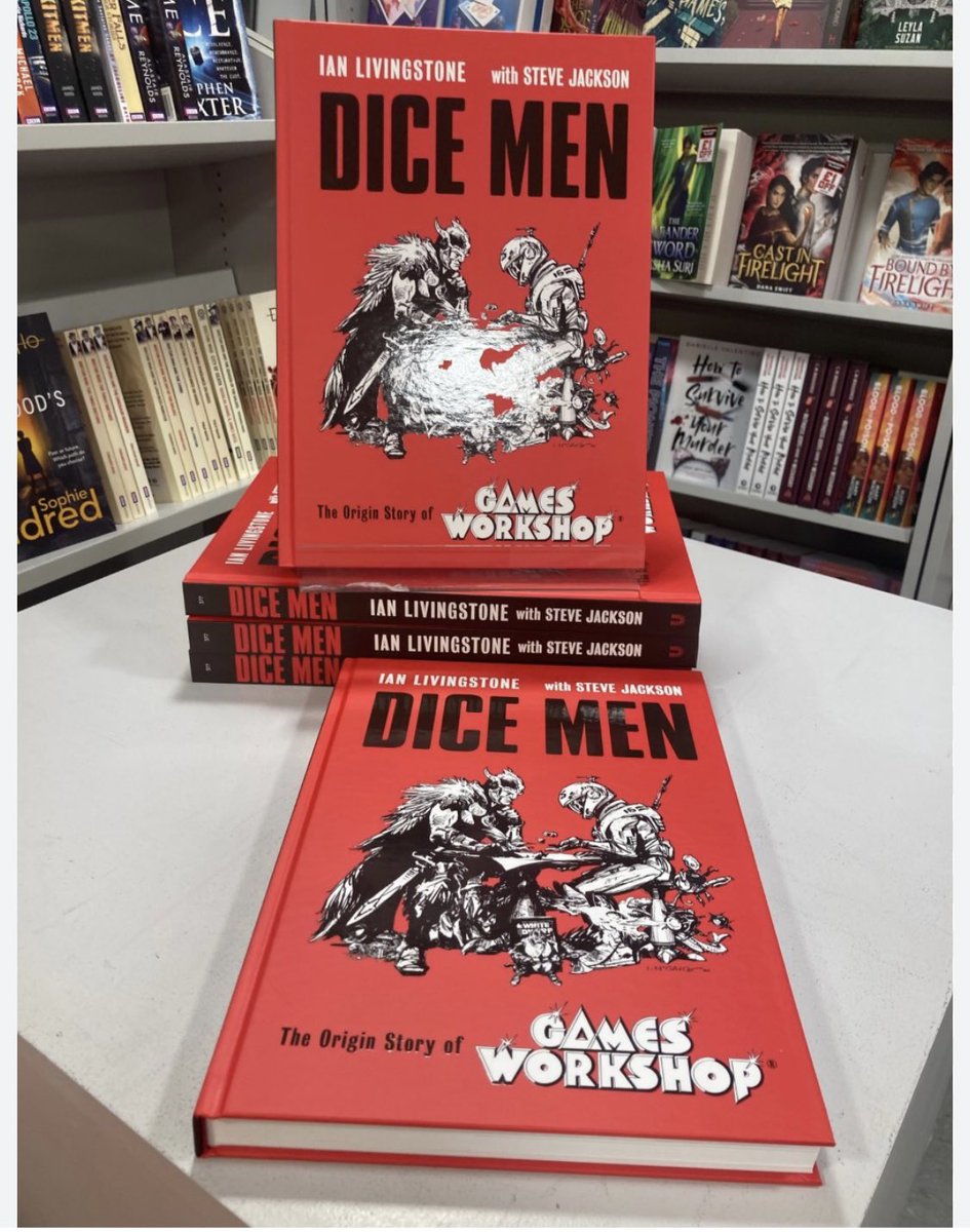 Win a signed copy of this incredible book! Dice Men. All proceeds go to charity! tinywargames.co.uk/online-store/D… drawn May! @ian_livingstone animal charity in Dartford ! #repost! 📕📗📘📙📙 #win