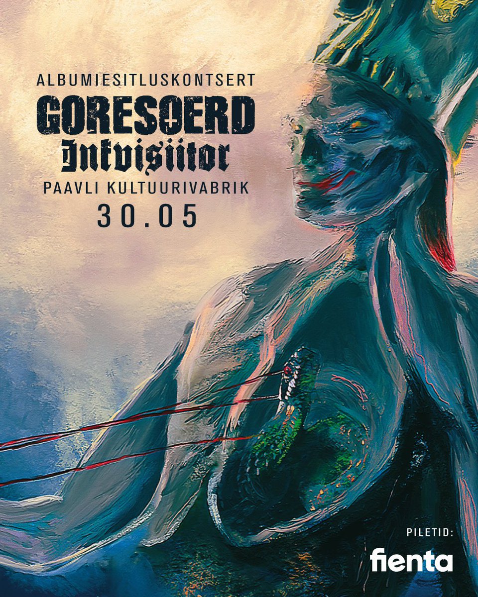 Goresoerd's tweet photo. Tickets for album presentation show now on sale - https://t.co/ZFfGZHuubU https://t.co/sbaeGvijXi