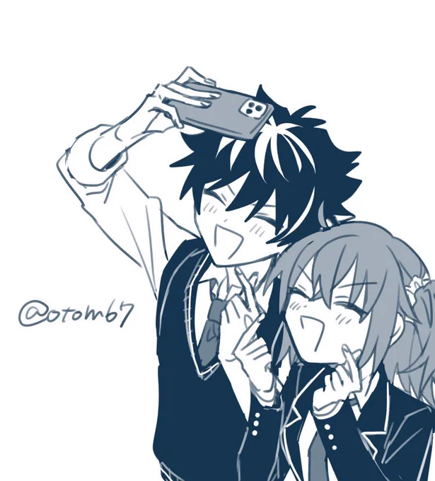ボツにしたコマだけどかわいいから載せとく 