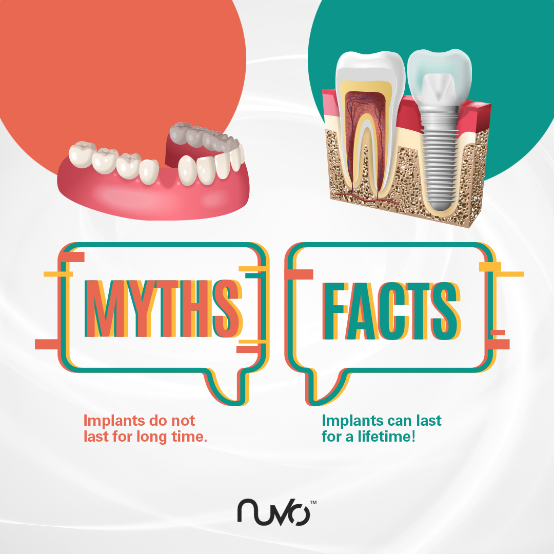 🤔Are implants a temporary solution?

😉 Implants can last for a lifetime!

#Nuvo #NUVOimplants #simplicity🦷 #accessible #IuseNUVO❤️ #NUVOsmile😬 #dentalimplants #dentalfacts #mythsvsfacts