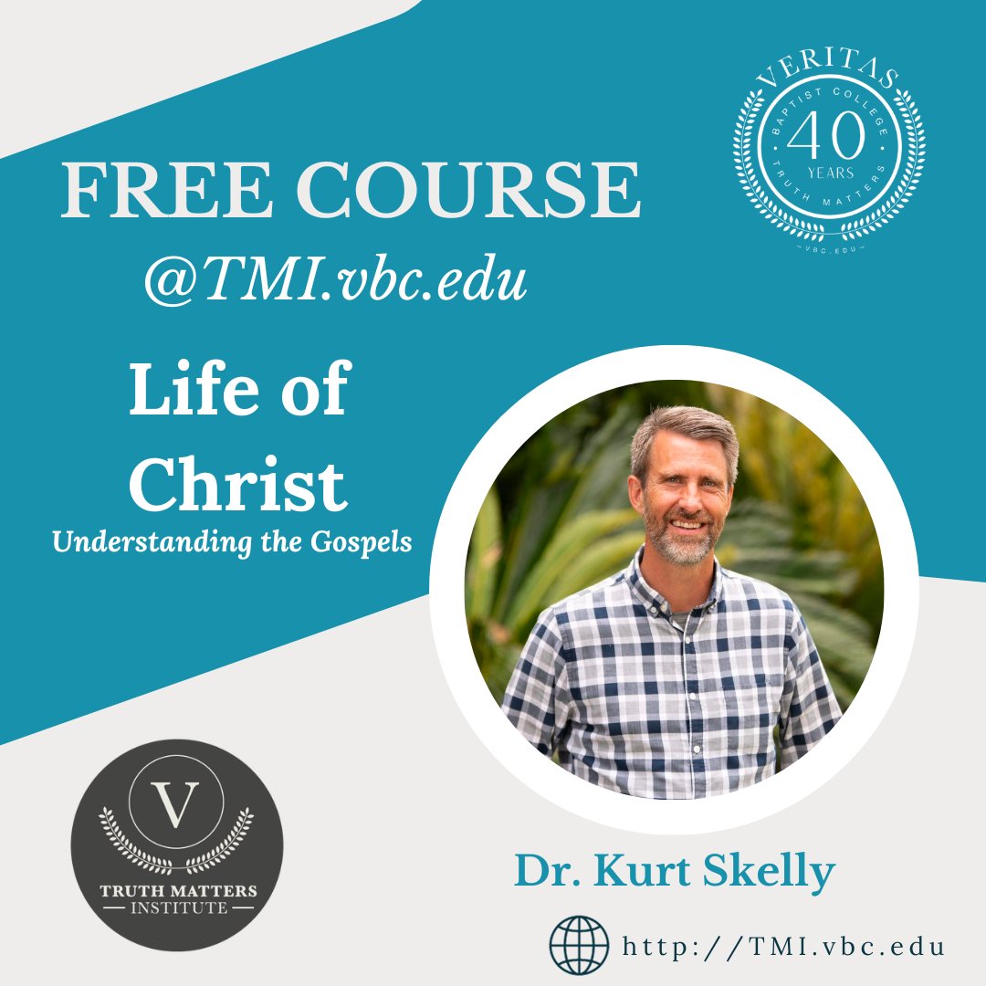 vbc_edu's tweet photo. This free resource is one from which every believer can benefit! Many lectures were filmed on site in the Holy Land. Dr. Skelly's passion will equip and encourage you! Sign up at https://t.co/ykhPoxIR5X. #TruthMatters#MinistryTraining #FreeResources https://t.co/qzi7tF4VLK