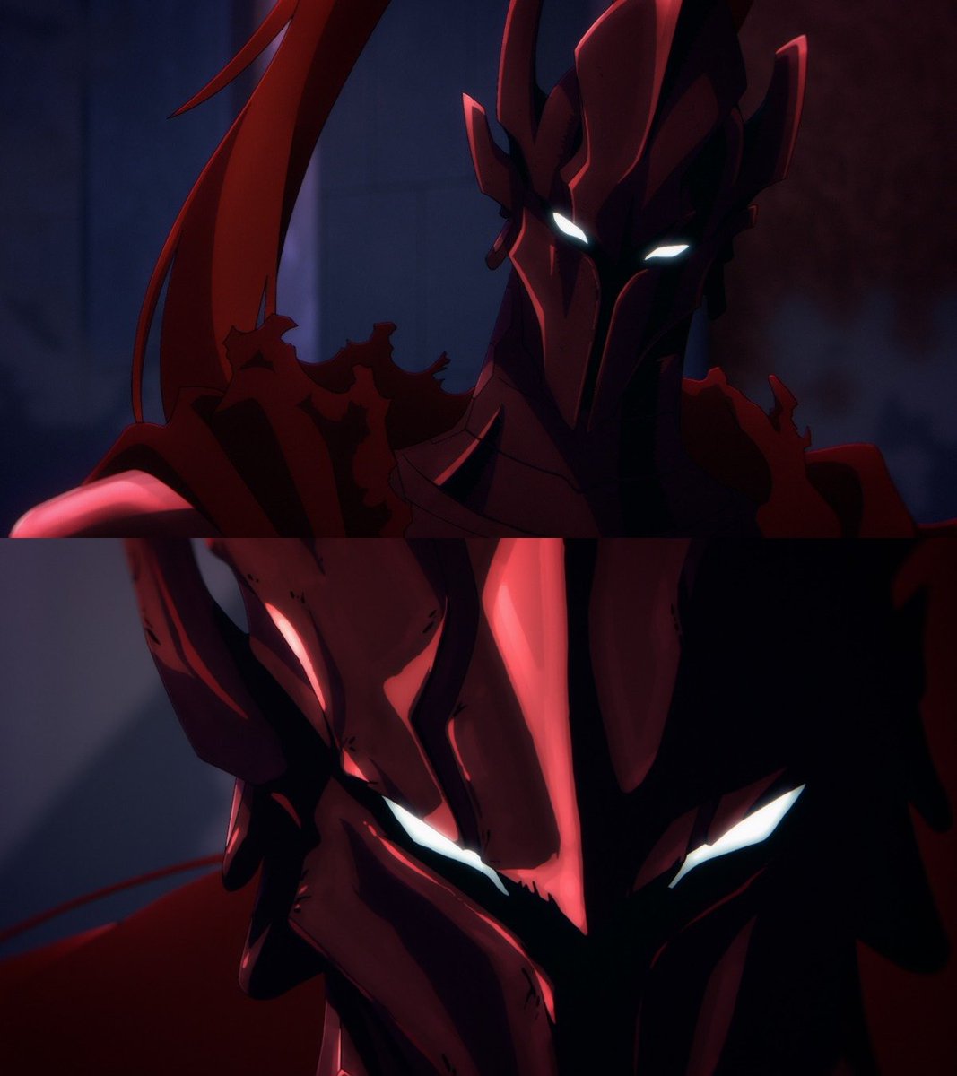 قائد الفرسان إيغريس القاني ⚔️  #SoloLeveling