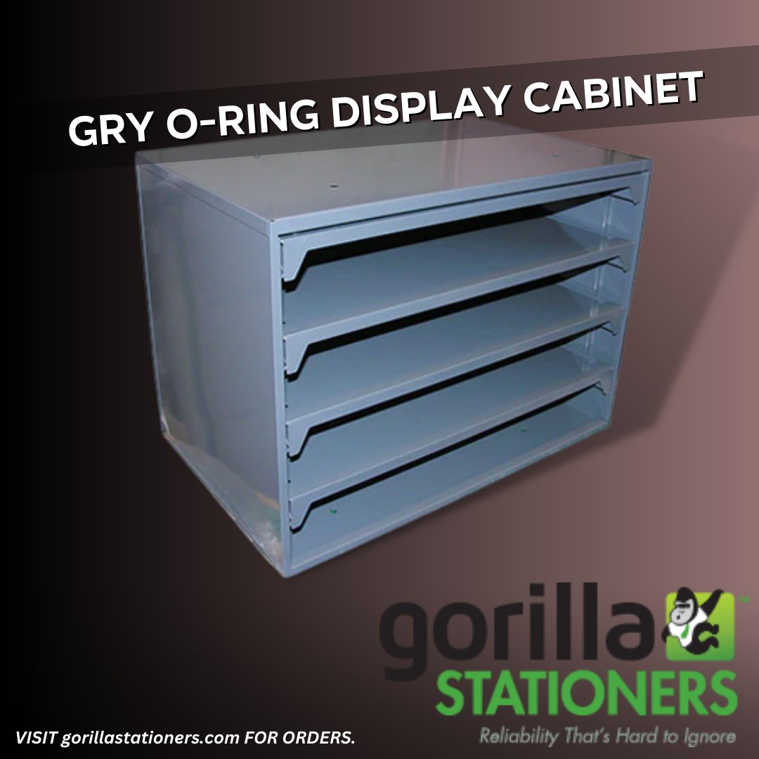 This O-ring display cabinetUse to display o-rings & washers. Each drawer slides independently and can be stacked to accommodate more drawers. Check this out: gorillastationers.com/collections/ha… #GorillaStationers #OfficeSupplies #HardwareSupplies #Office #OfficeProducts #HardwareProducts
