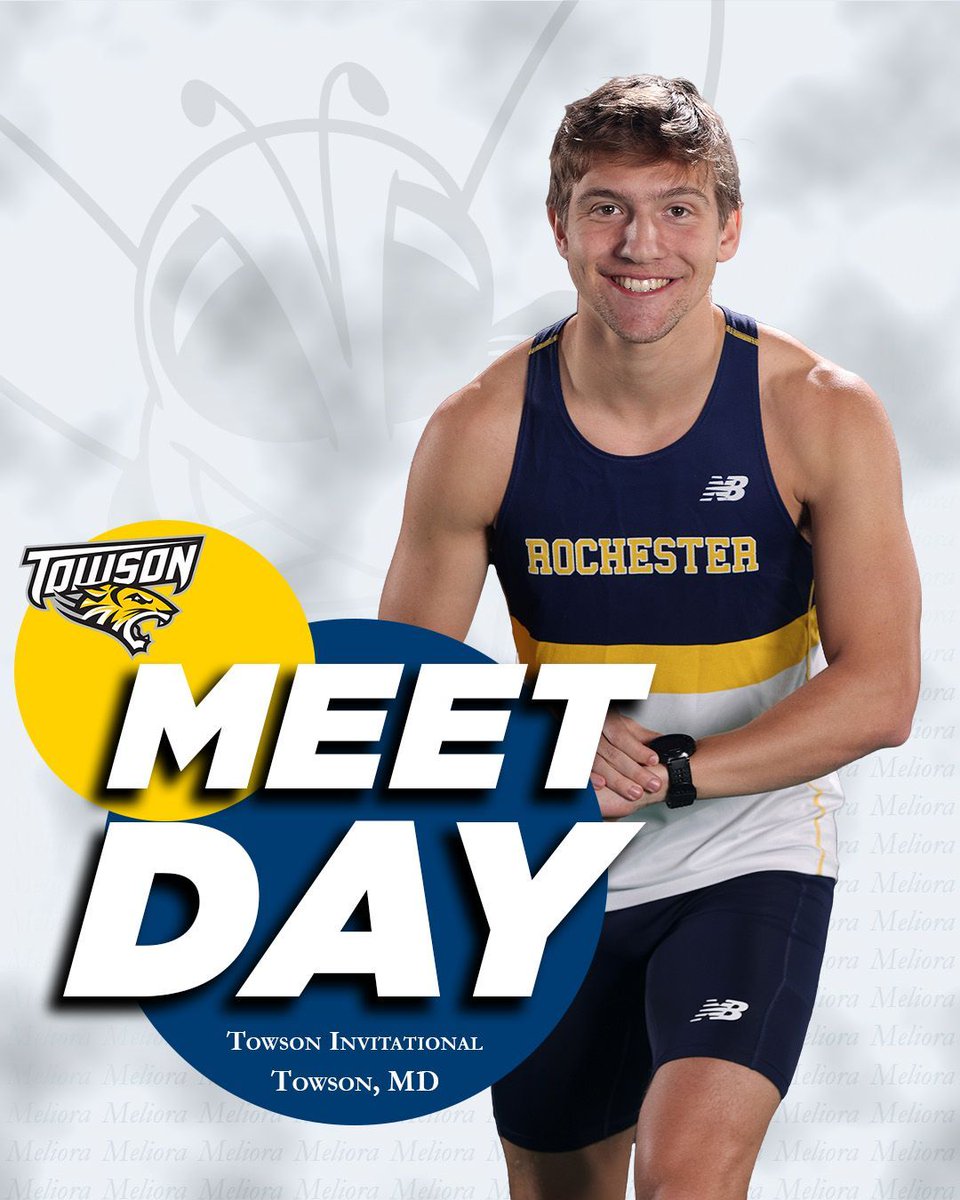 🏃‍♀️ IT'S MEETDAY‼️ 🏃‍♂️ @RochesterTFXC kicks off the outdoor season at the Towson Invitational!!! ⏰: 11:00 a.m. 📍: Towson, MD 📊: buff.ly/4cLpydY #GoJackets