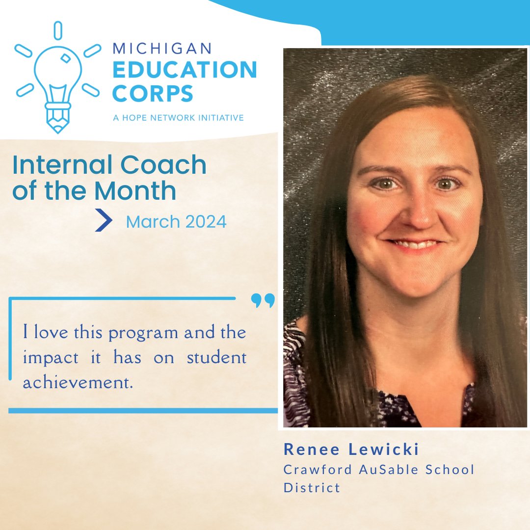 Michigan Education Corps tweet media