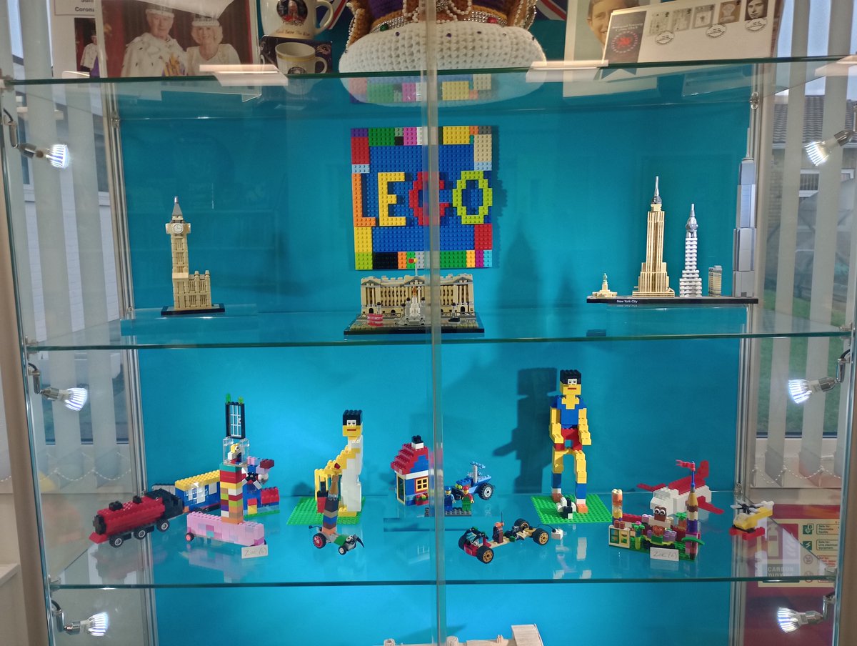 Did you know that Dedworth Library hosts a Lego club on Saturday mornings? What a lovely way to start your weekend! Maybe you'd like to create something new to add to our display cabinet? And you can choose some new books as well if you want to.
