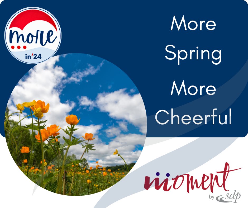 The flowers are blooming and the birds are singing. Soak up the beauty of the season and spread some positivity with smiles and good vibes! Who's ready for more spring and more cheer? 🌸🌼🌞 #SpringtimeVibes #SpreadPositivity