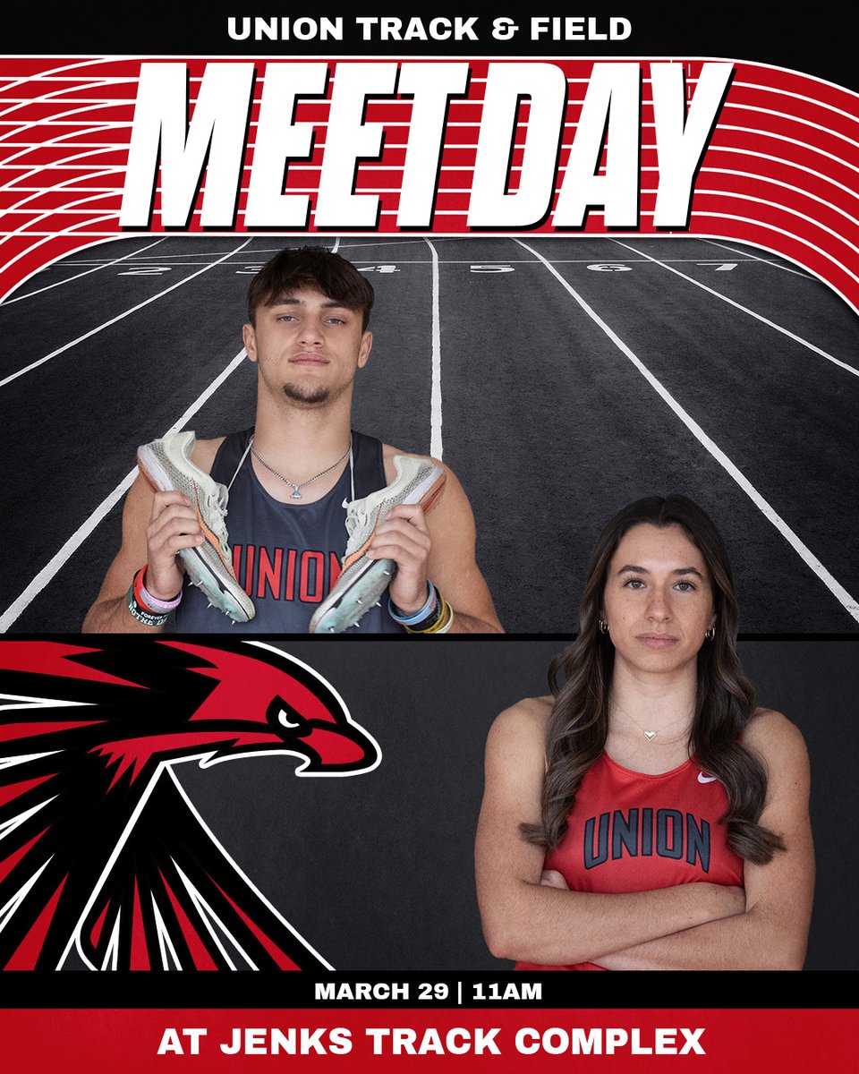 ✨ Union Track & Field athletes are revved up and ready to dominate at the Jenks Track Meet today!🔥Bring the heat! @unionxctrack