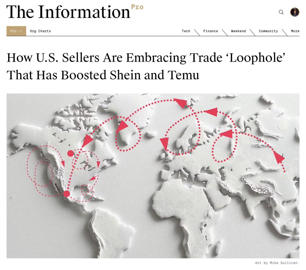 Thread 🇲🇽🚢🇺🇸🚚🇨🇦: American companies that manufacture overseas are increasingly dodging import duties by embracing a controversial trade 'loophole' that's been key to the rise of Shein and Temu. @theinformation