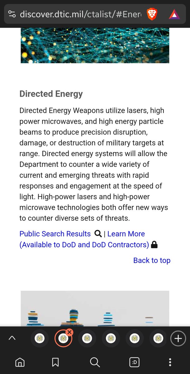 Declassified documents pertaining to Directed Energy Weapons / 'DEW's'. discover.dtic.mil/results/?q=dir…