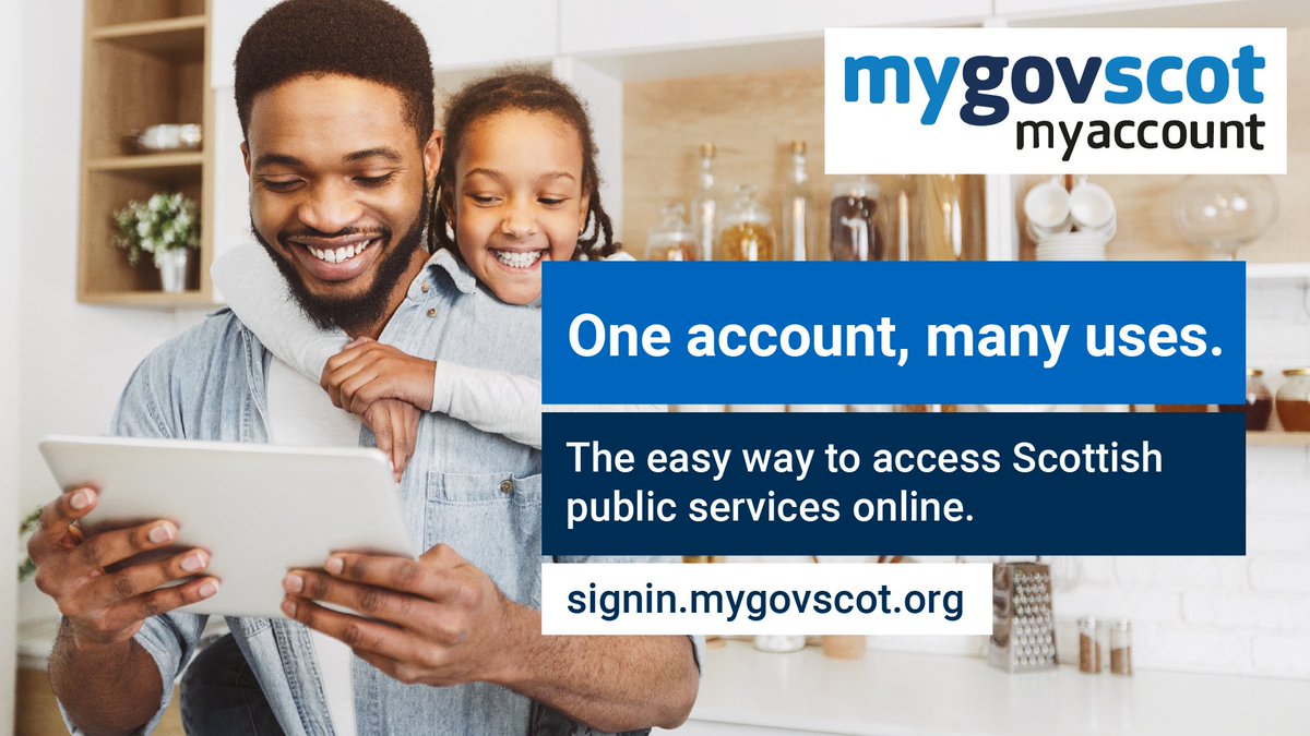 mygovscot myaccount lets people living in Scotland set up an online account that can be used to access an increasing range of online public services, such as paying council tax, requesting a parking permit, and paying for school meals. signin.mygovscot.org