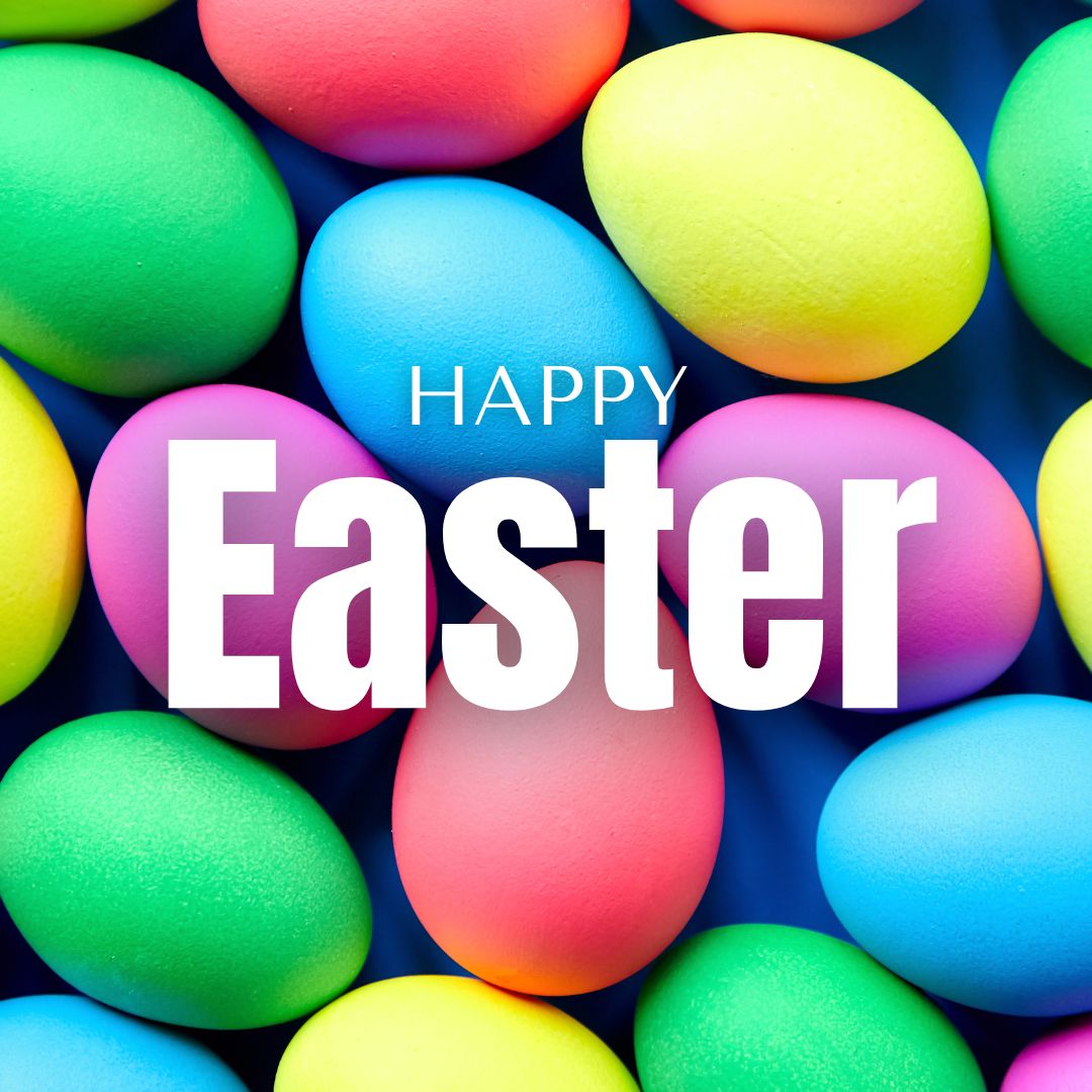 Happy Easter! A reminder that classes resume after the spring long weekend on Tuesday, April 2.
