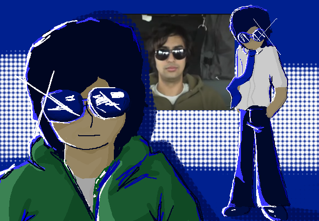 kazukinsha's tweet photo. Zubin with sunglasses Zubin with sunglasses Zubin with sunglasses #tallyhall #tallyhallfanart https://t.co/mf1eLINiY4
