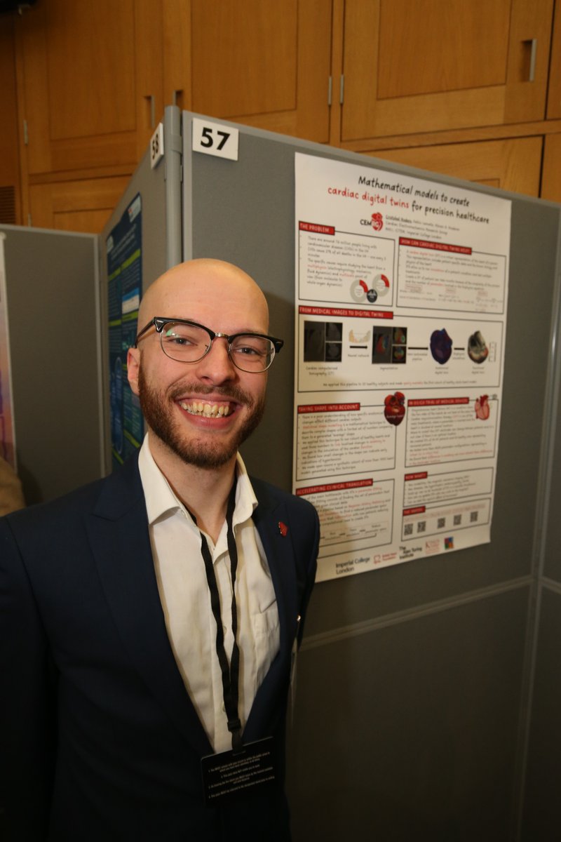Dr Cristobal Rodero (@TovRodero) took part in @STEM4Brit where scientists were invited to present a research poster & share their experiences with local MPs He was a finalist presenting on 'Mathematical models to create cardiac digital twins for precision healthcare'