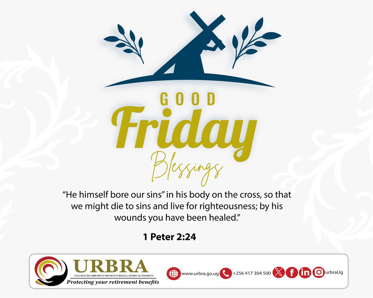 'He himself bore our sins in his body on the cross'✝️ Wishing you Good Friday blessings. #GoodFriday