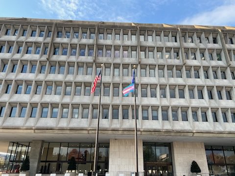 This morning, as we’ve done throughout this Administration, HHS flew the Transgender flag to honor Transgender Day of Visibility on Sunday. Our decisions to speak up or not in the face of injustice sends a message. It’s on all of us to teach the next generation love, not hate.
