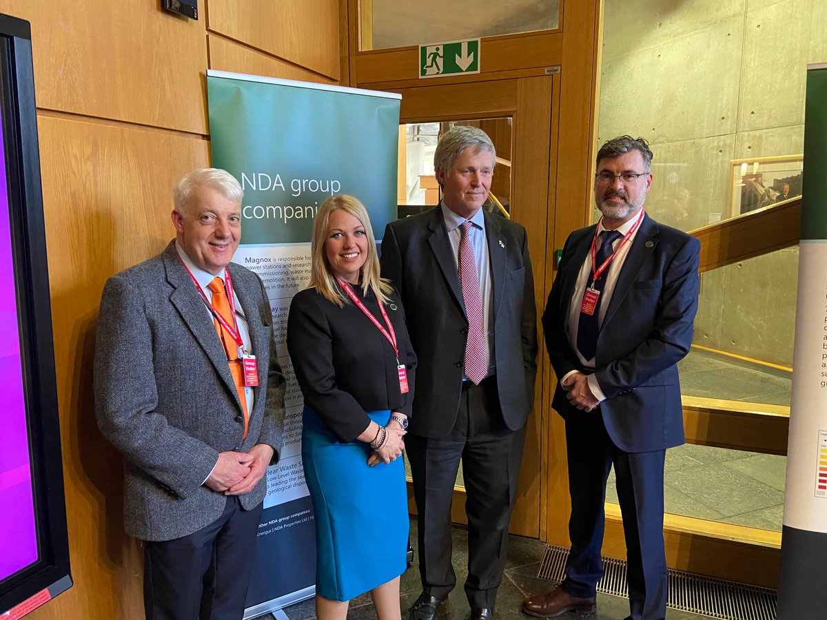 This week saw the first meeting of the Scottish Parliament’s Cross Party Working Group on Nuclear Decommissioning. The working group enables us to engage with Members of @ScotParl and other stakeholders on how we are delivering our nationally important mission.