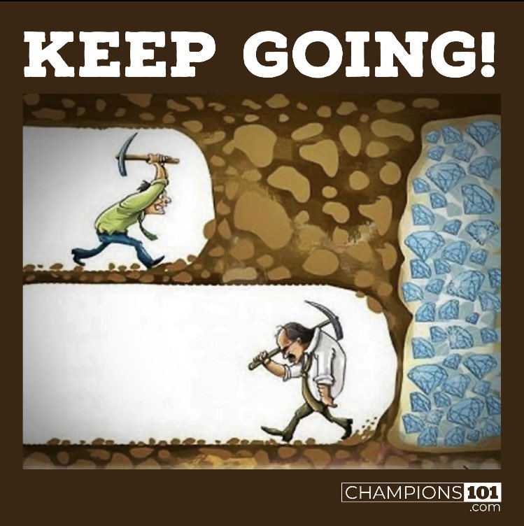 “The voice of our inner champion provides a simple but powerful reminder to each of us. Keep going. Don’t quit. Take advantage of all today has to offer, because today matters.” Read this week’s Champions 101 Newsletter, “Keep Going!” here: bit.ly/3qQ3lVu
